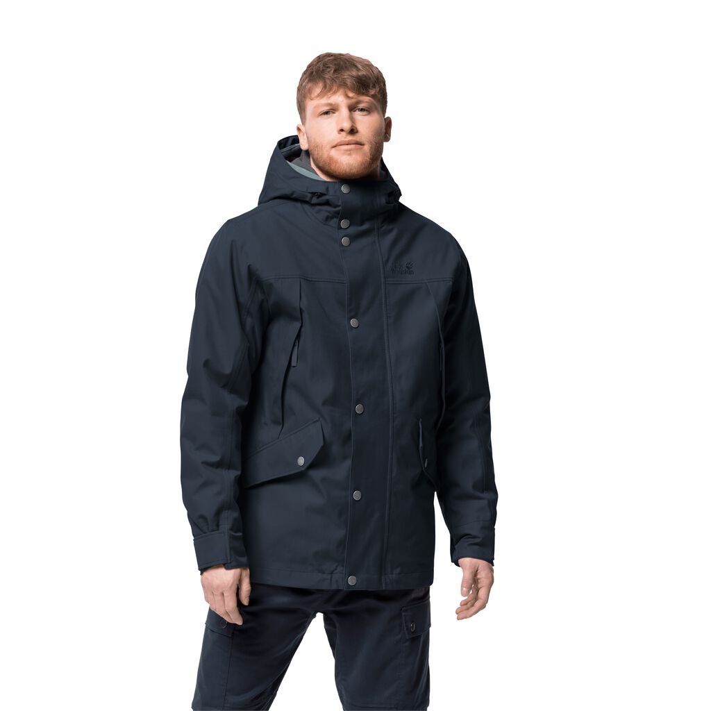 Jack Wolfskin CLIFTON HILL μπουφαν χειμερινα ανδρικα μπλε | GR9975545